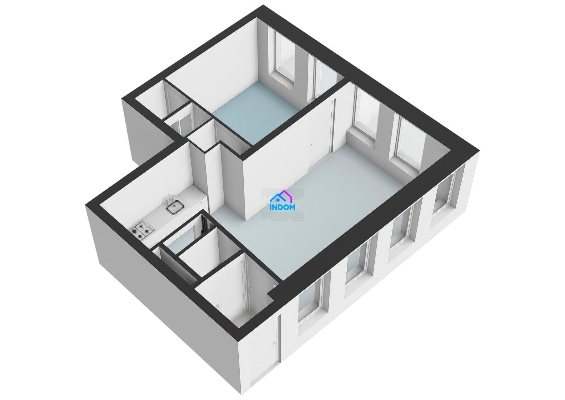 Квартира в центре 43 м2 - План этажа